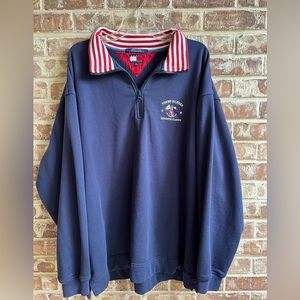 90s Vintage Tommy Hilfiger 1/4 zip pullover